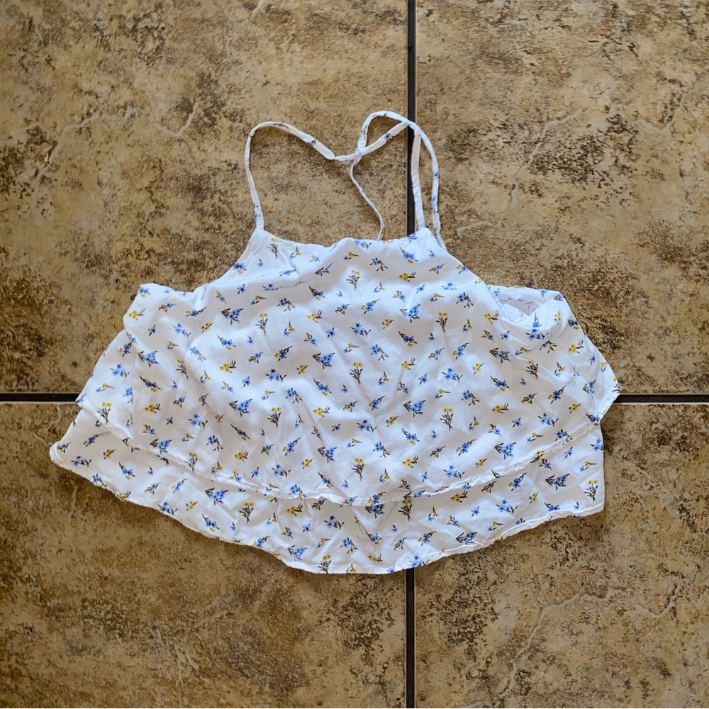 Floral crop top